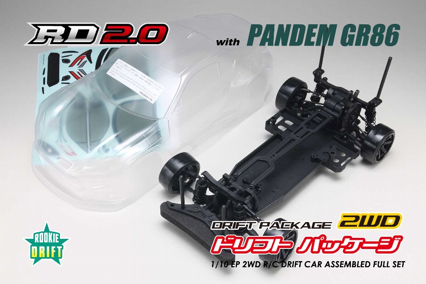 DP-GR86 PANDEM GR86ボディ付き RD2.0組み立てキット (クリア