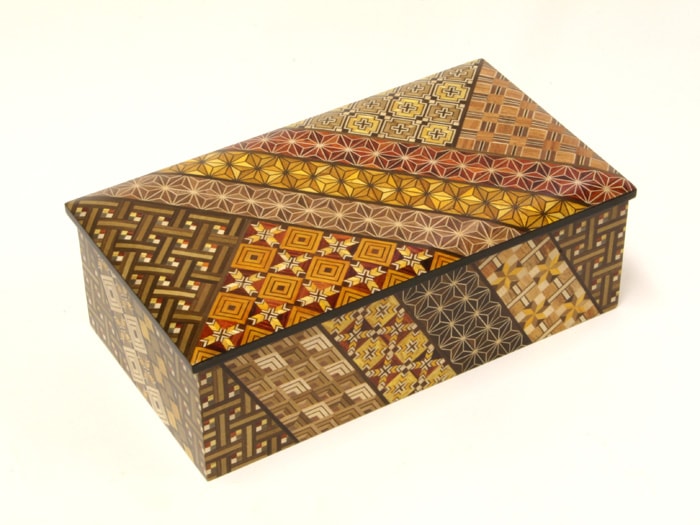 寄木8寸2段宝石箱 小寄木 | 寄木細工 宝石箱 | 寄木細工専門店 箱根