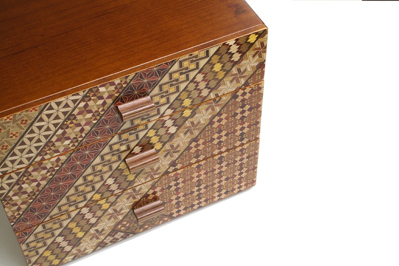 三つ引き箪笥 | 小引き出し | 寄木細工専門店 箱根丸山物産