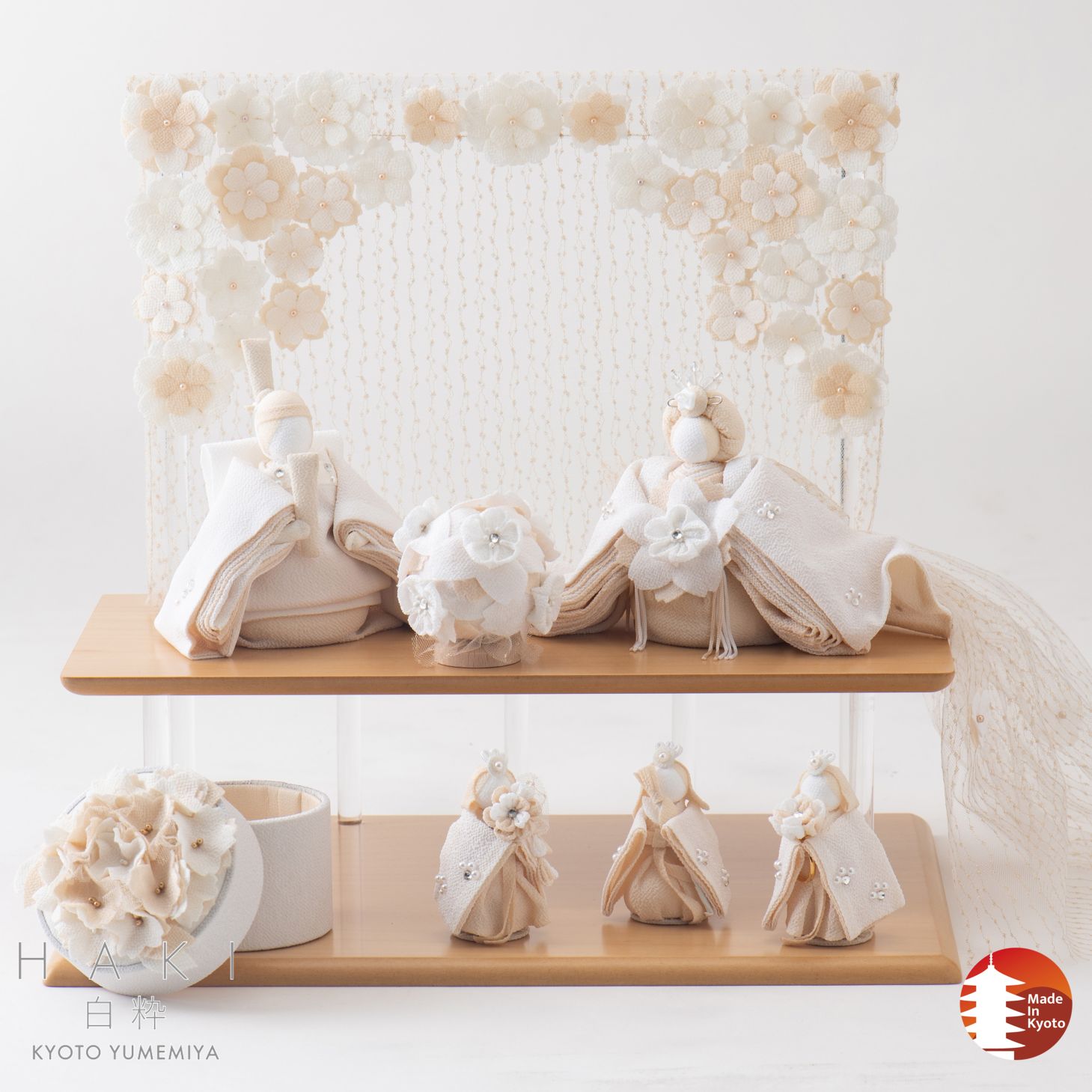 京都夢み屋【白粋-HAKI-】コンパクトでおしゃれな雛人形や五月人形