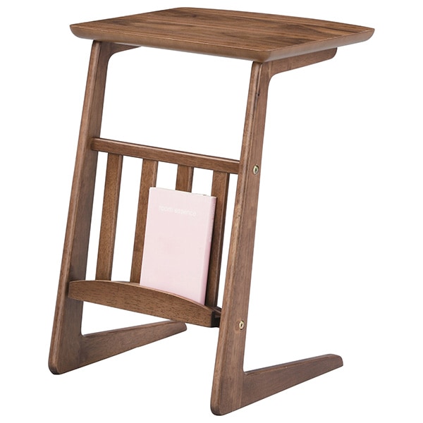 ユアサプライムス.com｜サイドテーブル ウォールナット突板を使用