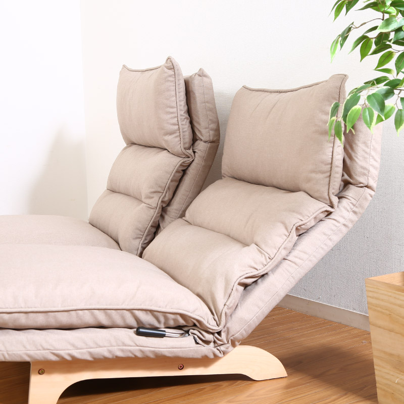 ユアサプライムス.com｜19208 ダブルクッション座椅子 2P フィット2 BE