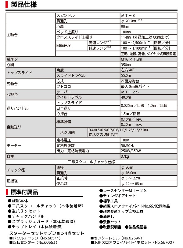 ユアサプライムス.com｜Mr.Meister ミスターマイスター 卓上旋盤