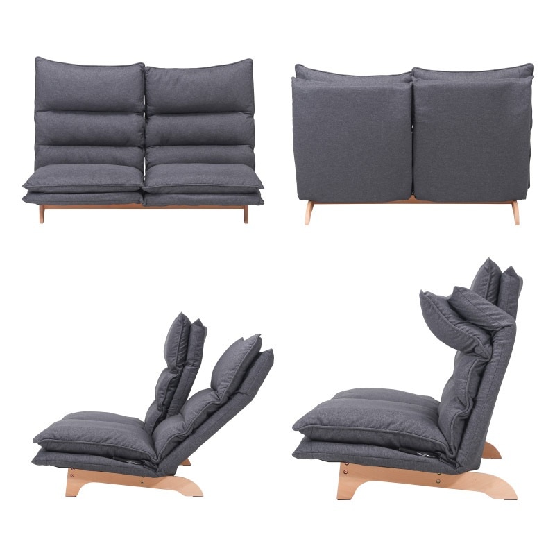 ユアサプライムス.com｜19207 ダブルクッション座椅子 2P フィット2