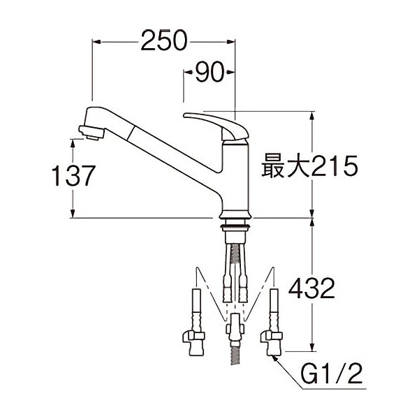 ユアサプライムス.com｜SANEI ワンホールシングルレバースプレー混合栓