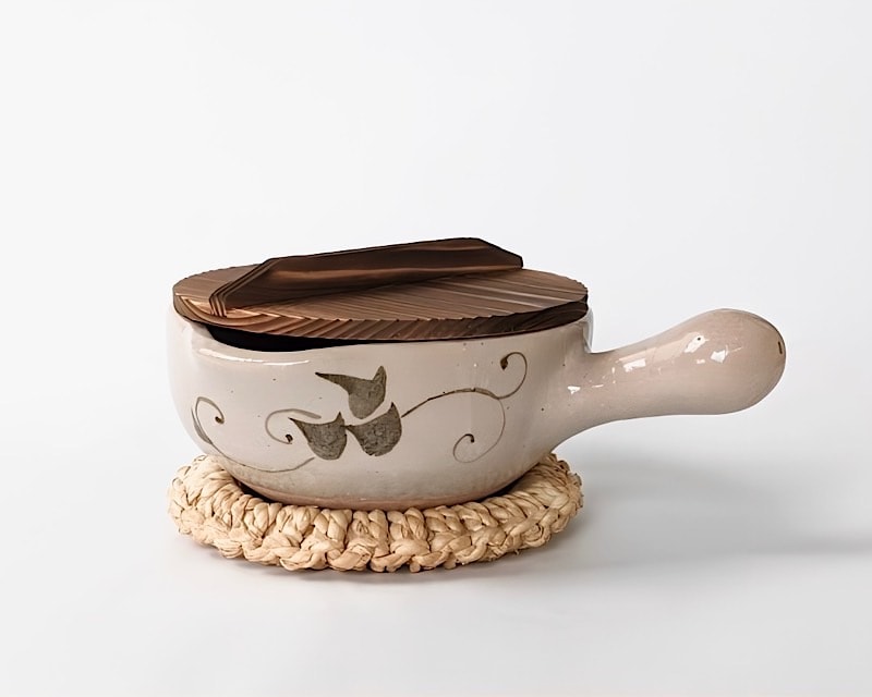 土楽窯 片手鍋 木蓋付 6寸 | ブランド,土楽窯 | YUI LIVINGS | 神戸