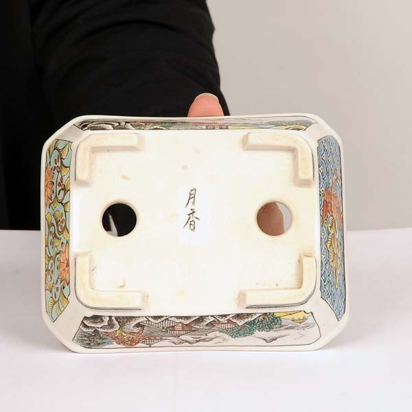 盆栽小鉢：月香 長方鉢 14.7cm【現】 | 盆栽鉢・水盤,現代小鉢,その他