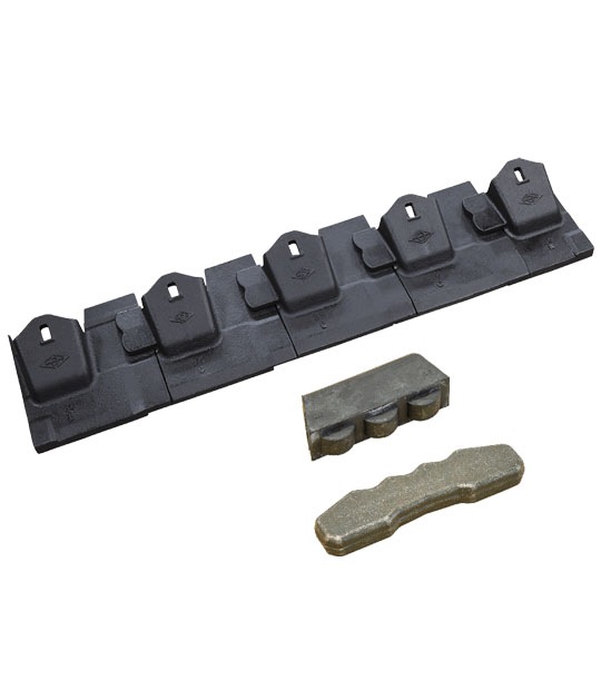 ツース盤（平刃）5枚組（バケット幅）35S 縦ピン 日立建機 ZX200-6