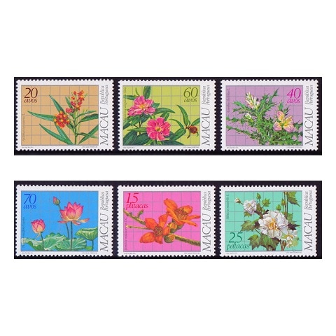 マカオ | ☆外国切手アウトレット☆,植物 | 切手の専門店・ネット通販