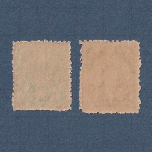 □現品画像□ 田沢型旧大正毛紙 5円10円額面 単片 美～並品 | 通常切手