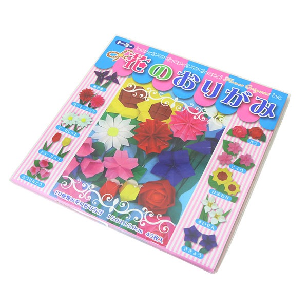 折り紙 千代紙 『花のおりがみ 15.0 005012』 トーヨー 画材,紙類