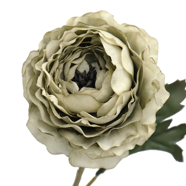 造花 シルクフラワー 『ラナンキュラス グレイ A-39580-063』 フラワー