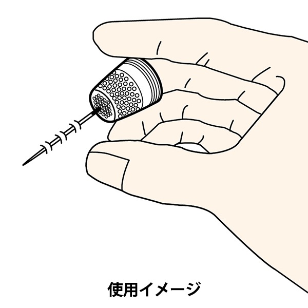 指ぬき 『シンブル No.0 34-399』 Clover クロバー 雑貨,パッチワーク