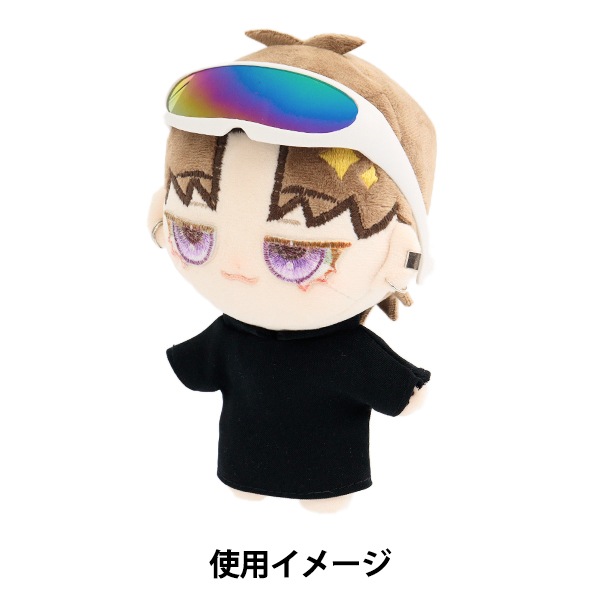 ドール パーツ 『ドール用メガネ 8cm メタルレインボー DA2410G8-2