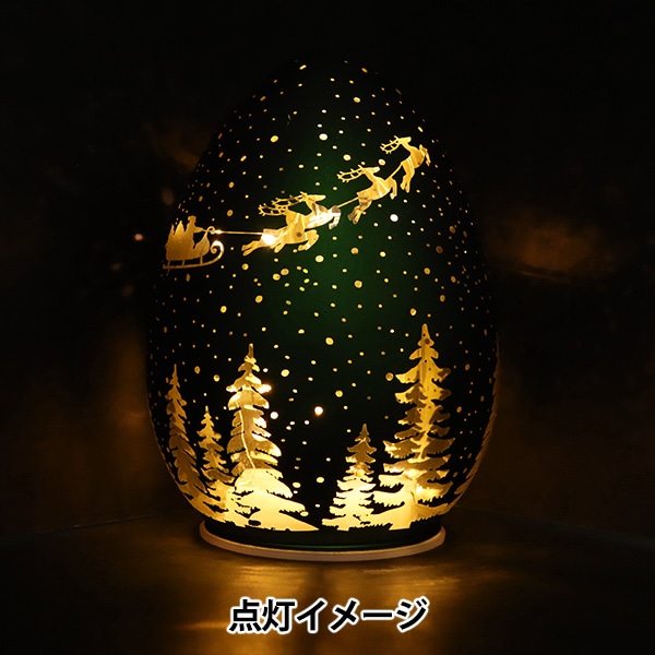 クリスマス雑貨 『ランタン たまご型 グリーン CMG-24066GR』 生活雑貨