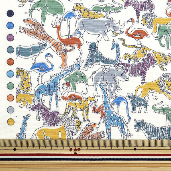 数量5から】 生地 『リバティ・ファブリックス オックス サファリ 133