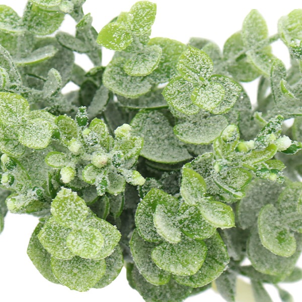 造花 シルクフラワー 『スノーフレークユーカリバンドル XE8300