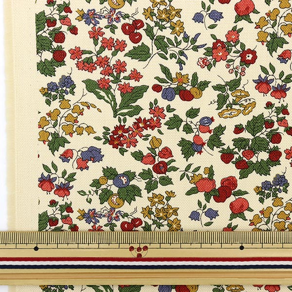 数量5から】 生地 『LIBERTY リバティプリント 11号帆布 ナンシー