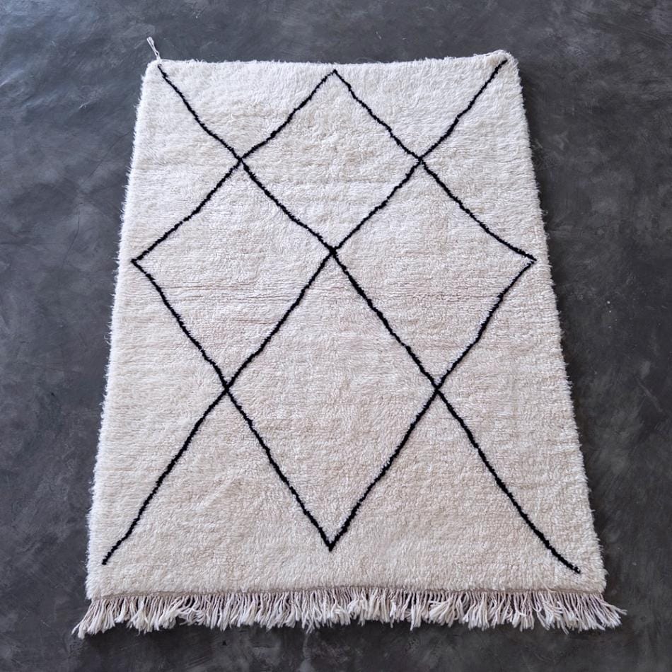 ベニワレン-No.1124 (200×145cm) | Moroccan Rug - モロッコラグ