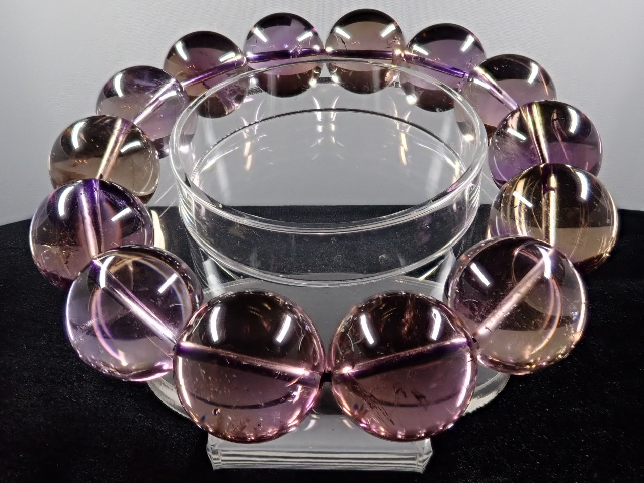 アメトリン ブレスレット 16.6㎜ 4A | 天然石,ア行, アメトリン