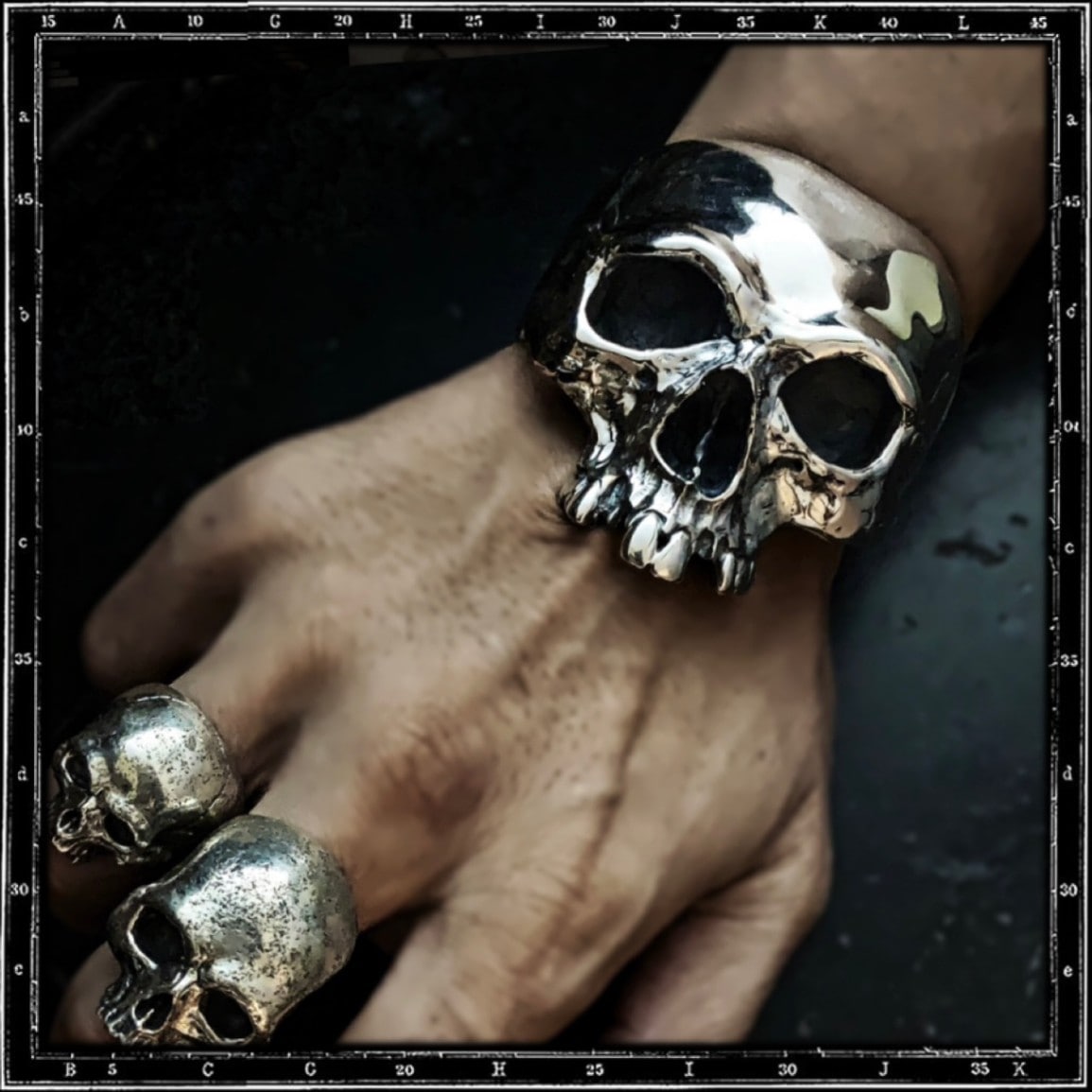 XL SKULL BRACELET | クレイジーピッグ公式オンラインストア