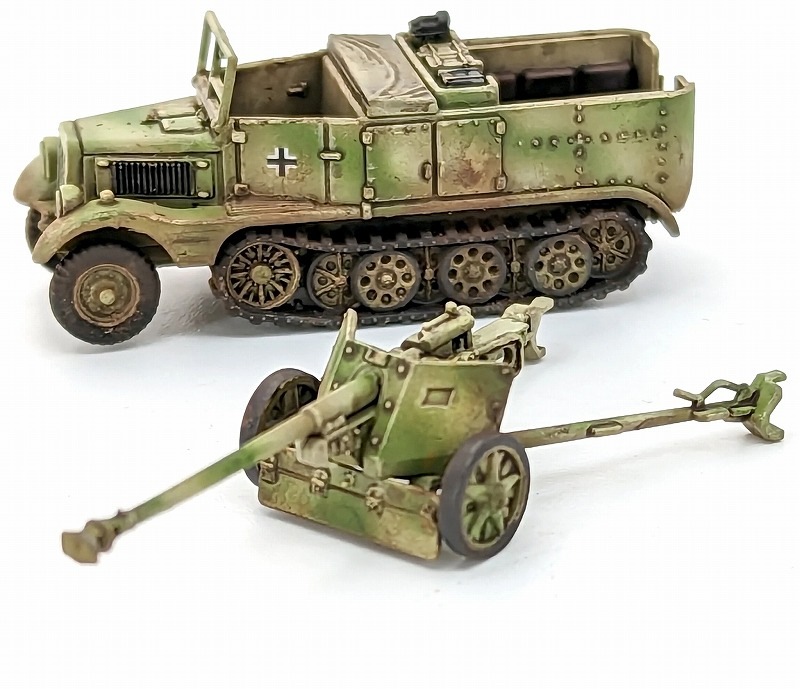 1/144 7.5cmPak40対戦車砲＆Sd.Kfz.11 3tハーフトラックセット の販売