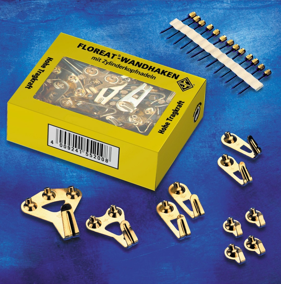 フロリートウォールフック “ブラス” | 壁掛けフック | ALLITEMS
