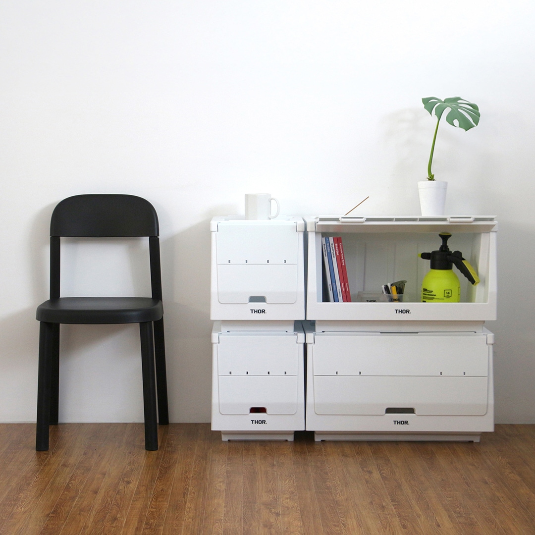 セット】THOR スタッキング シェルフコンテナー 