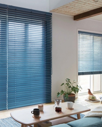 ウッド】ニチベイ 木製ブラインド『クレール50 K119』 W200cm × H180cm