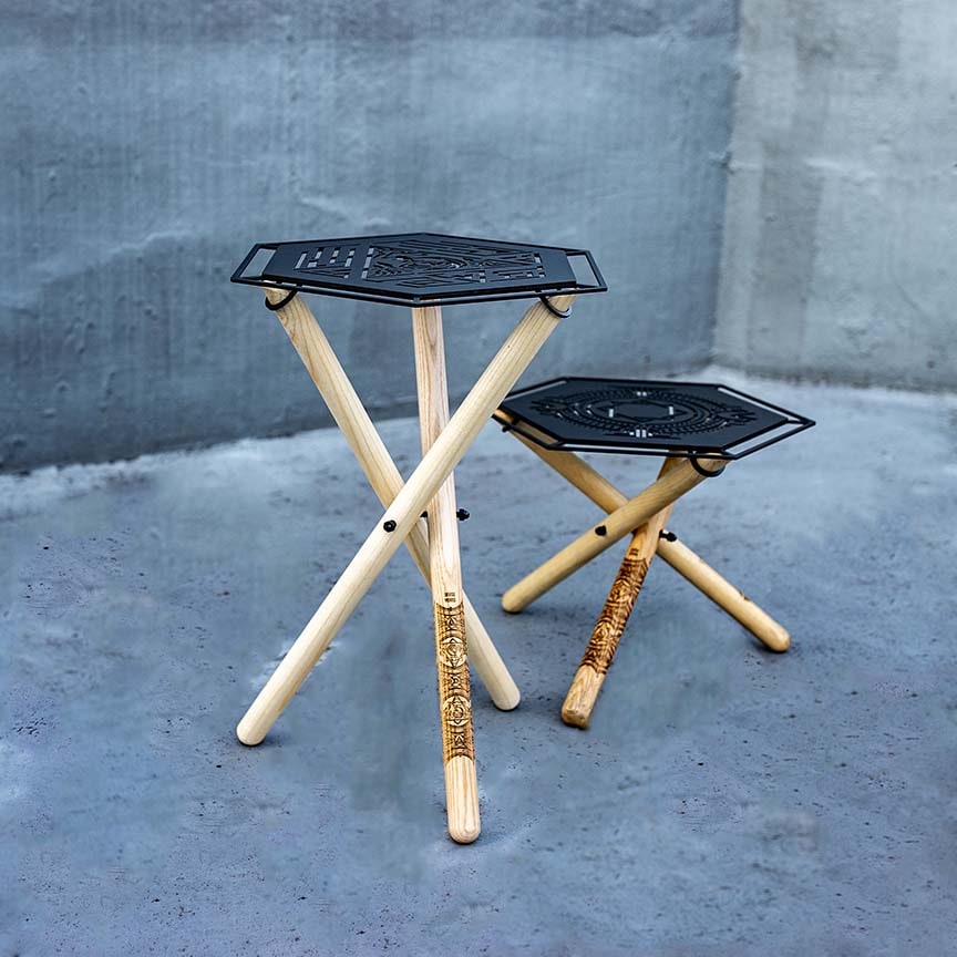 ソマビト somabito 焚き火side stand 焚き火サイドスタンド SomAbito