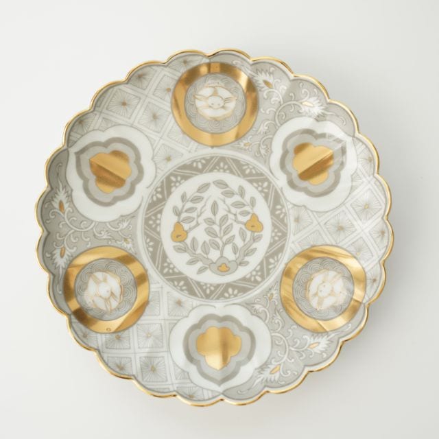 波佐見焼 昴 18cmプレート beni ｜ 四季折々のおしゃれな和食器通販