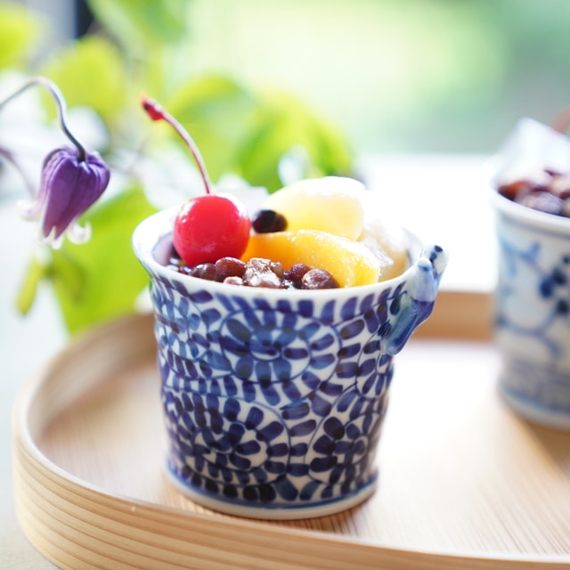 波佐見焼 蛸唐草一閑人煎茶・そば猪口 ｜ 四季折々のおしゃれな和食器