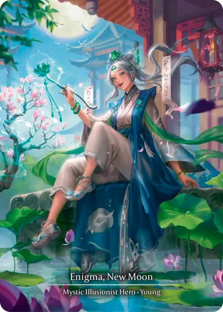 EN】【Cold Foil】[Mystic Illusionist] Enigma, New Moon / 新月の