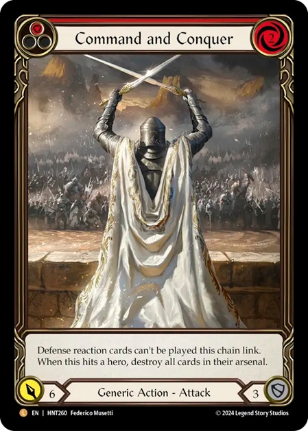 EN】【Rainbow Foil】[Generic] Command and Conquer / 征服の命令 [L