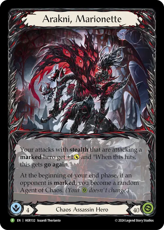 EN】【Rainbow Foil】[Chaos Assassin] Arakni, Marionette / 傀儡