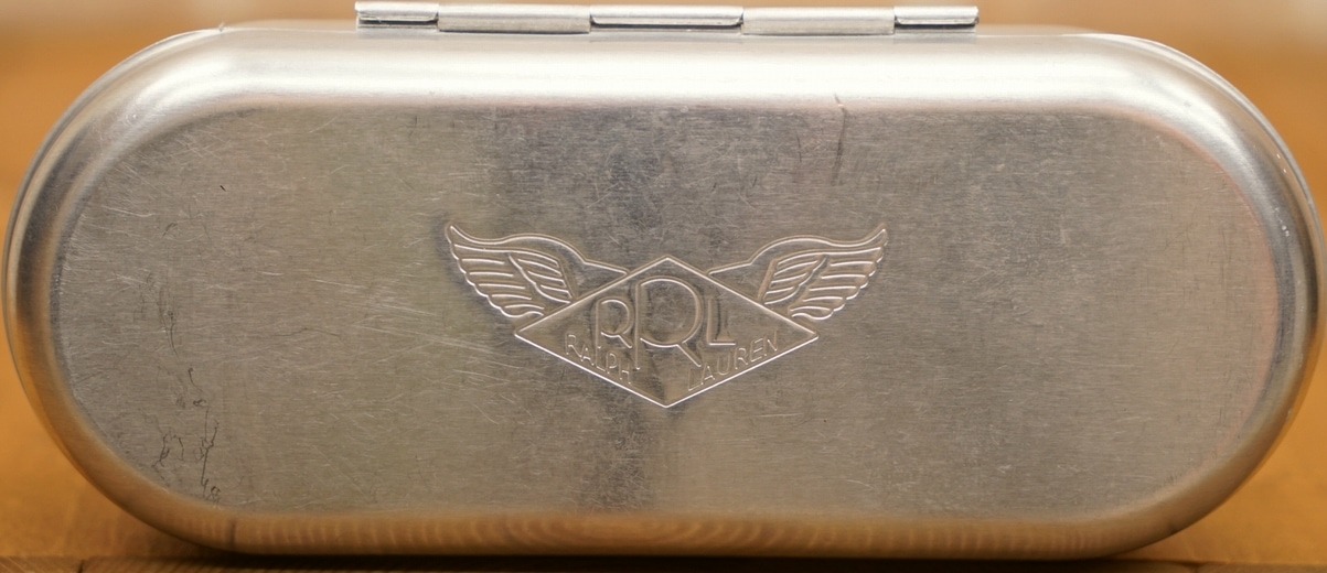 ダブルアールエル) RRL メタル アイウェア ケース Metal Eyewear Case