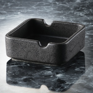 6コ】ミニ四角黒 灰皿｜業務用備品の通販【飲食店用品.jp】