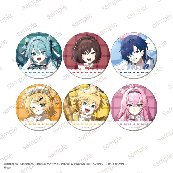 KAITO 20th Anniversary】缶バッジ ニナハチ ver. 全6種