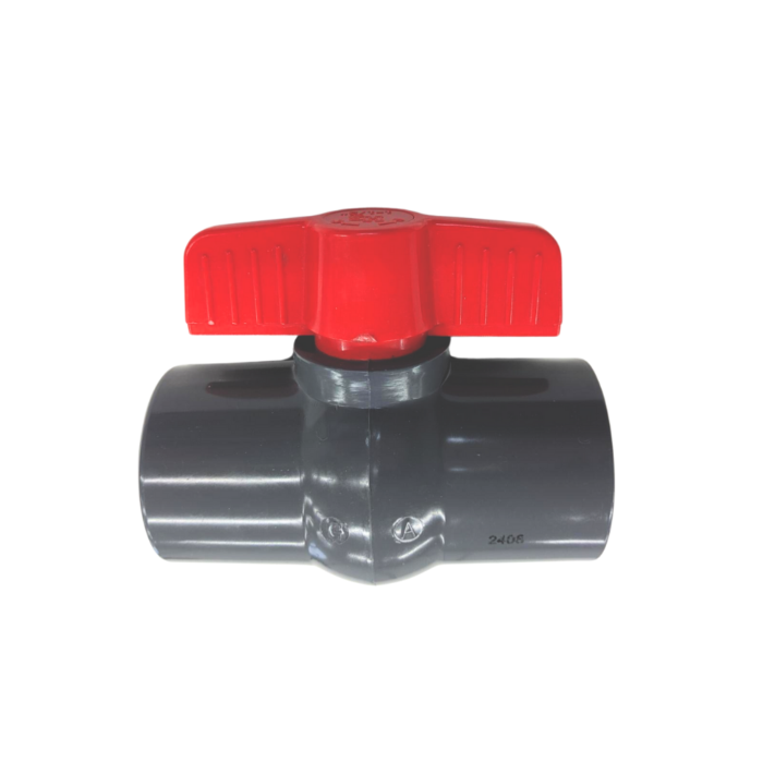 VP911 コンパクトボールバルブ TS式 赤ハンドル 13A-50A | 塩ビバルブ