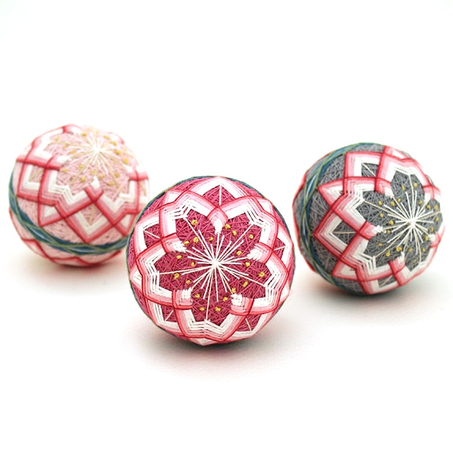 手まりキット 中級編 桜 （グレー） | 住,郷土玩具・人形,手まり | IKUNAS