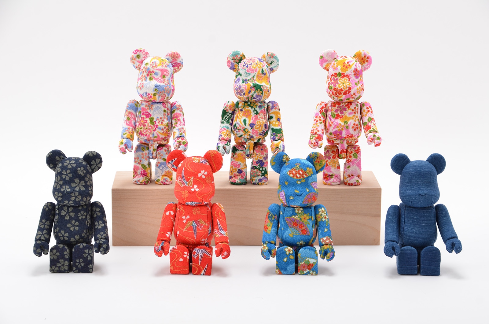 木目込みベアブリック 藍染 | ART OF LIVING,ベアブリック | 柿沼東光