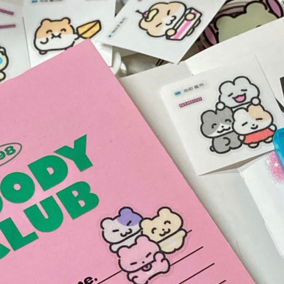 heeheeclub] ランダムステッカー（4枚入り） | CATEGORY,STICKER