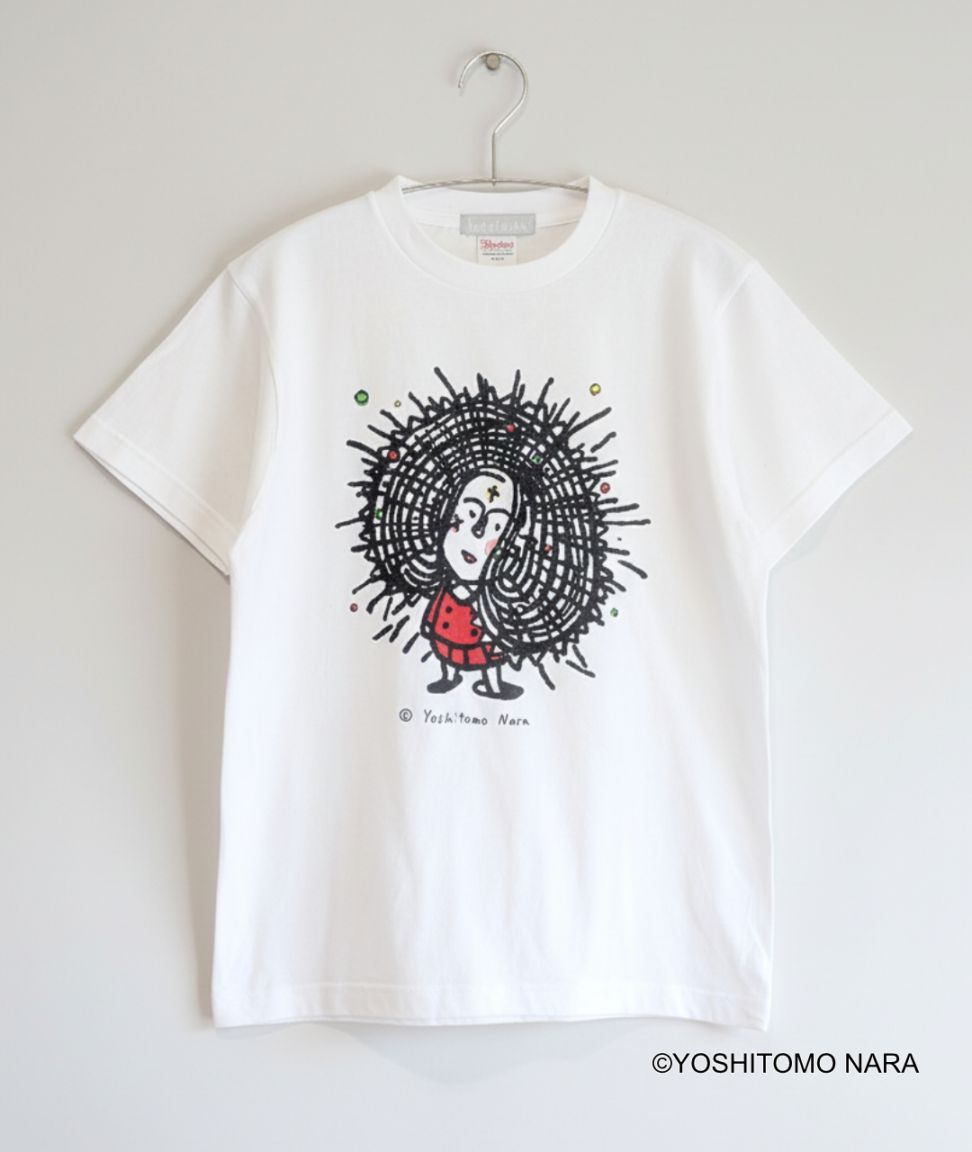 奈良美智 Tシャツ [孔雀大使 Tシャツ（ホワイト）]｜ラムフロム