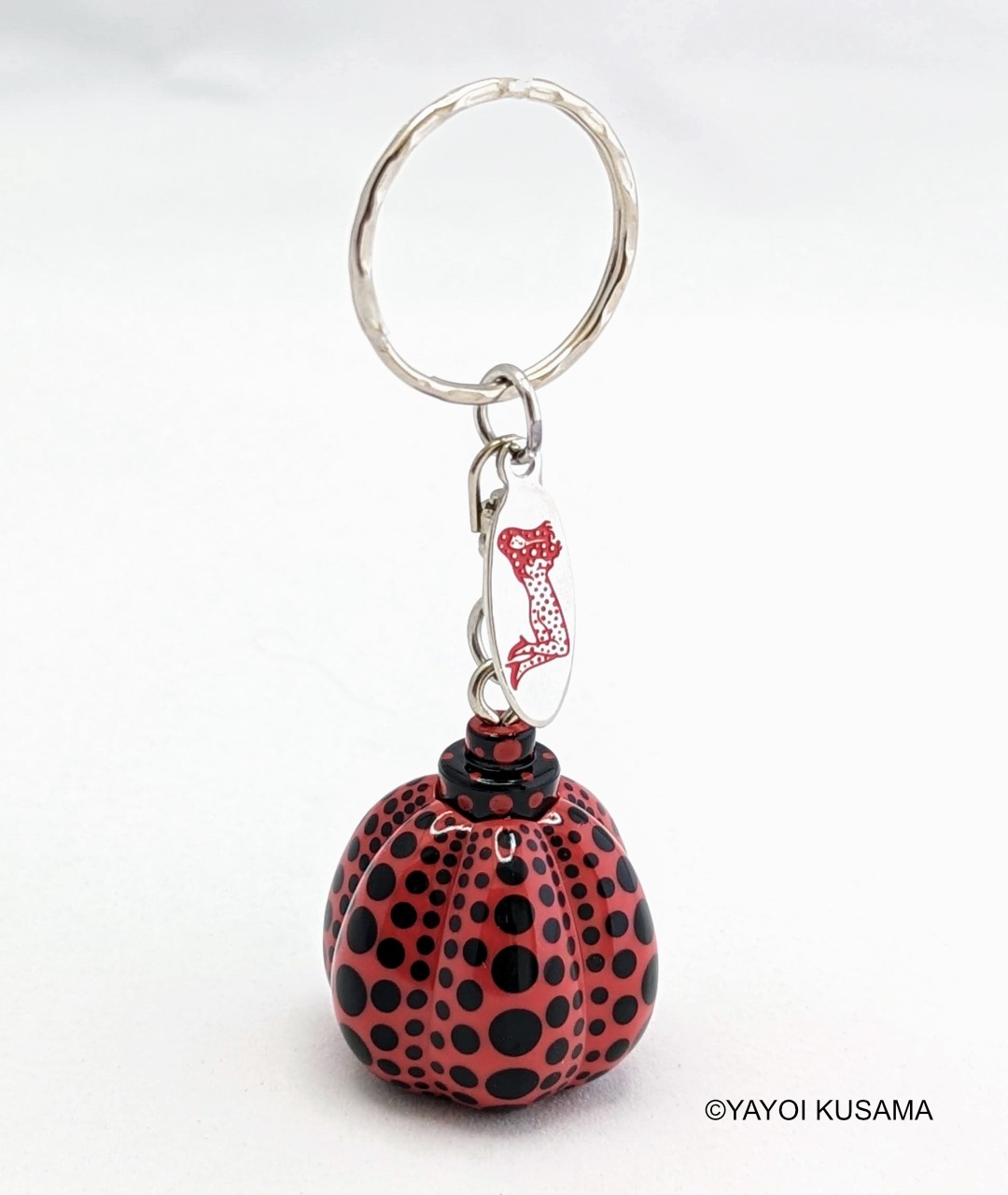 実店舗販売商品】草間彌生 キーリング [パンプキンチャーム]