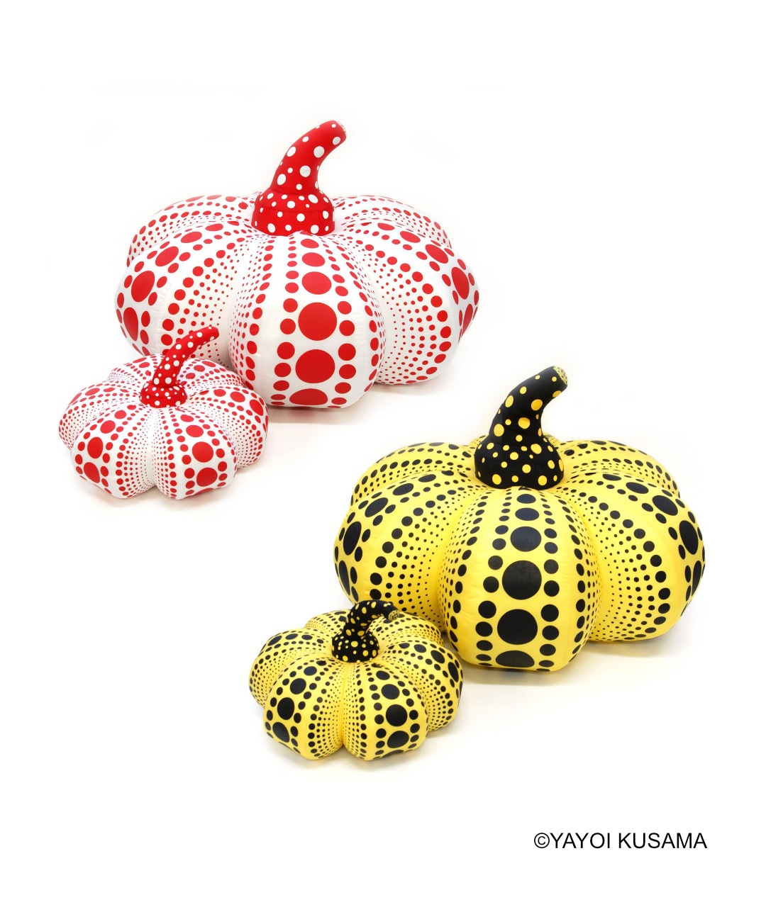 草間彌生 ソフトスカルプチャー [Pumpkin L(イエロー)]｜ラムフロム