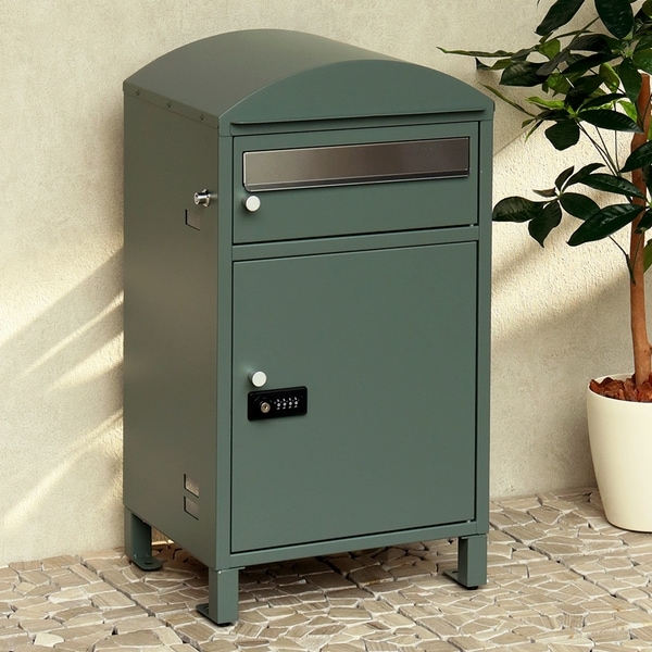 宅配ボックス 郵便ポスト一体型 Zita ジータ (フォレストグリーン) PBX