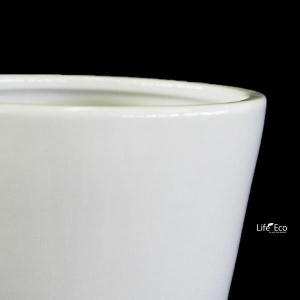 植木鉢 インテリアポット 大型 釉薬陶器製（艶有り）SGラウンド