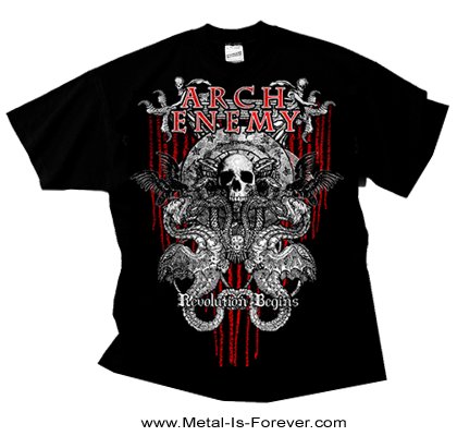 ARCH ENEMY -アーチ・エネミー- REVOLUTION BEGINS Tシャツ｜メタルT