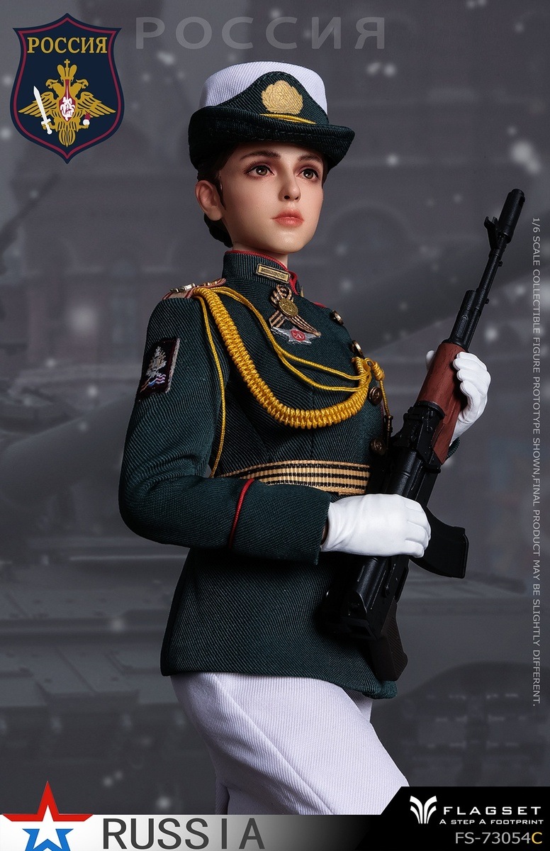 予約 FLAGSET 1/6 ロシア 女性兵士 航空防衛軍.Ver FS-73054C Russian