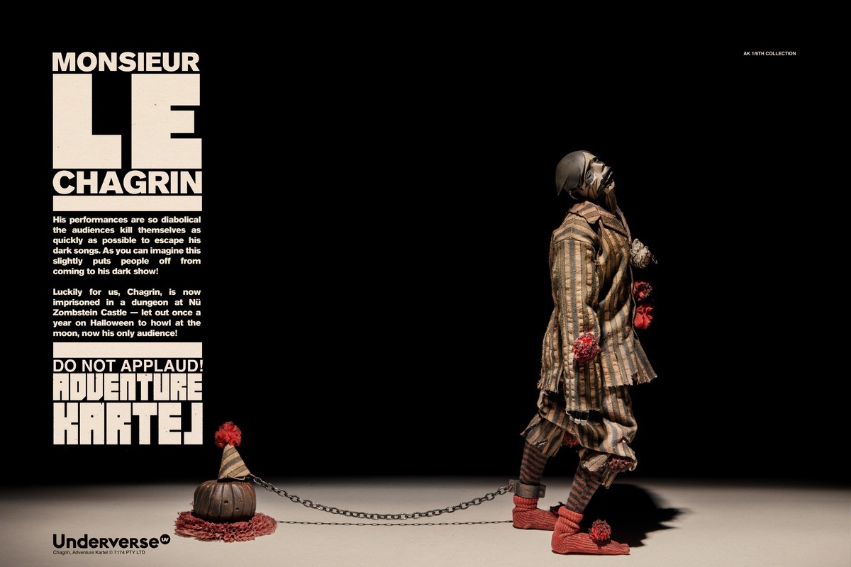 予約 UNDERVERSE 1/6 Adventure Kartel MONSIEUR CHAGRIN Ashley Wood